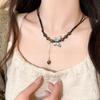 2024 Vintage Double-Layer Pearl Necklace with Heart Pendant