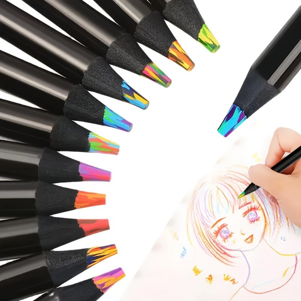 10 Rainbow Magic Gradient Markers - Żywe markery do rysowania i bazgrołów, Kawaii Creative Writing & Art Supplies