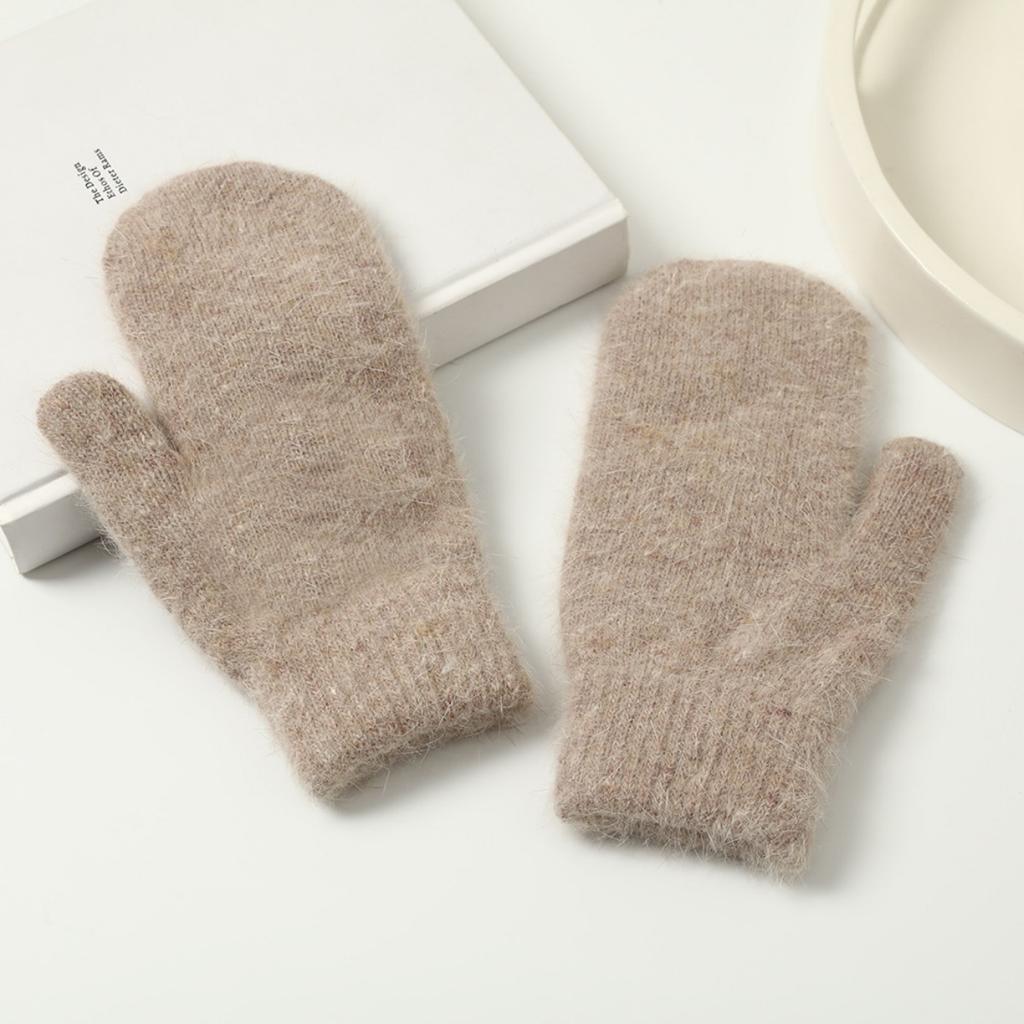 Women's, Full Finger Gloves, Velvet Gloves, Thick Gloves, Couple Gloves, Knitted Gloves, Warm Gloves, Soft, Breathable Gloves