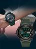 Sanda Luminous Waterproof Men's Sports Wristwatch - Korean Style for Teenagers and Students