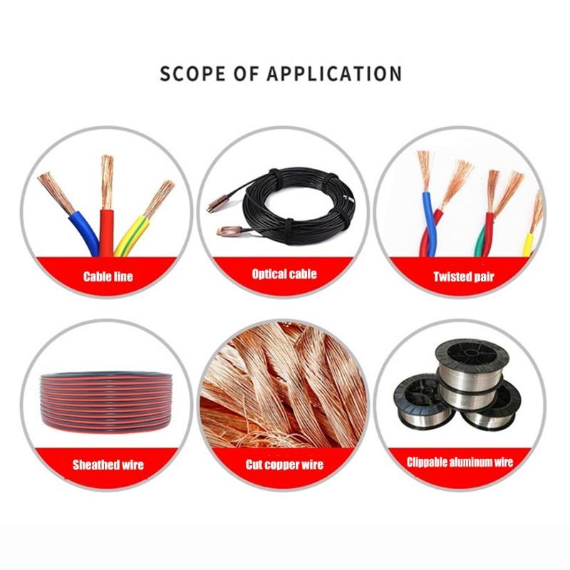 10 In 1 Multifunctional Wire Stripper and Cutter Cable Crimping Tool for Electrical Work with Ergonomic Curved Handle