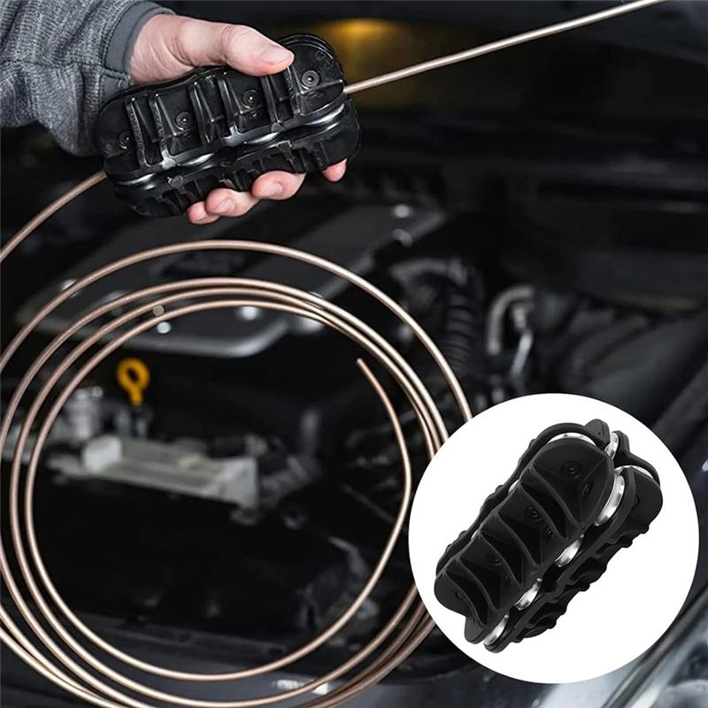 3/8Inch Handheld Tubing Straightener Metal Tube Straightening Tool Car Repair Tool Brake Fuel Pipe Straight Tubing Tool
