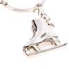 Silver Color Ice Skates Snowflake Pendant Key Ring Skating Key Chain Keychain