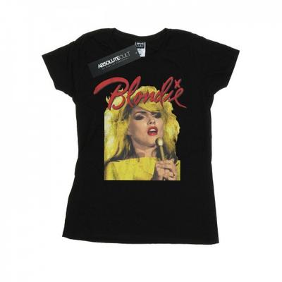 Damen/Damen „Singing With Mic“-Baumwoll-T-Shirt