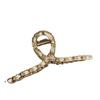 Chic Fragrant-Style Large Metal Chain Hair Claw Clip for Trendy Influencers