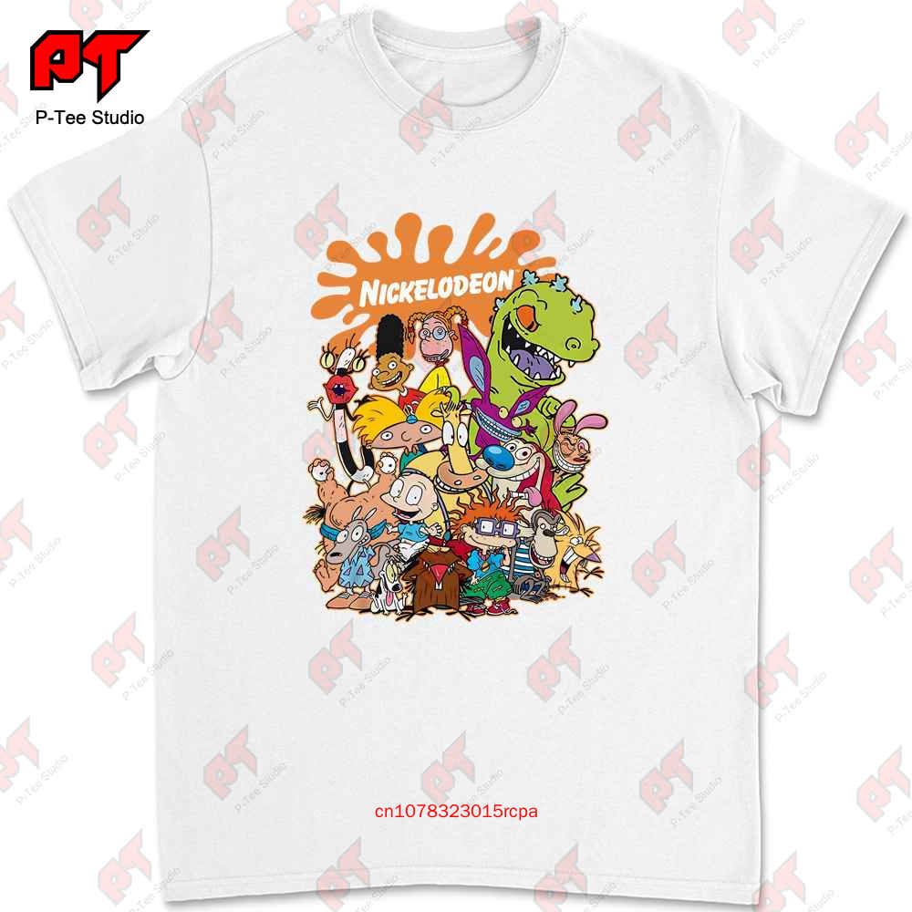 

Hey Arnold Characters Handshake Retro T Shirt Heavy Cotton 28LT S