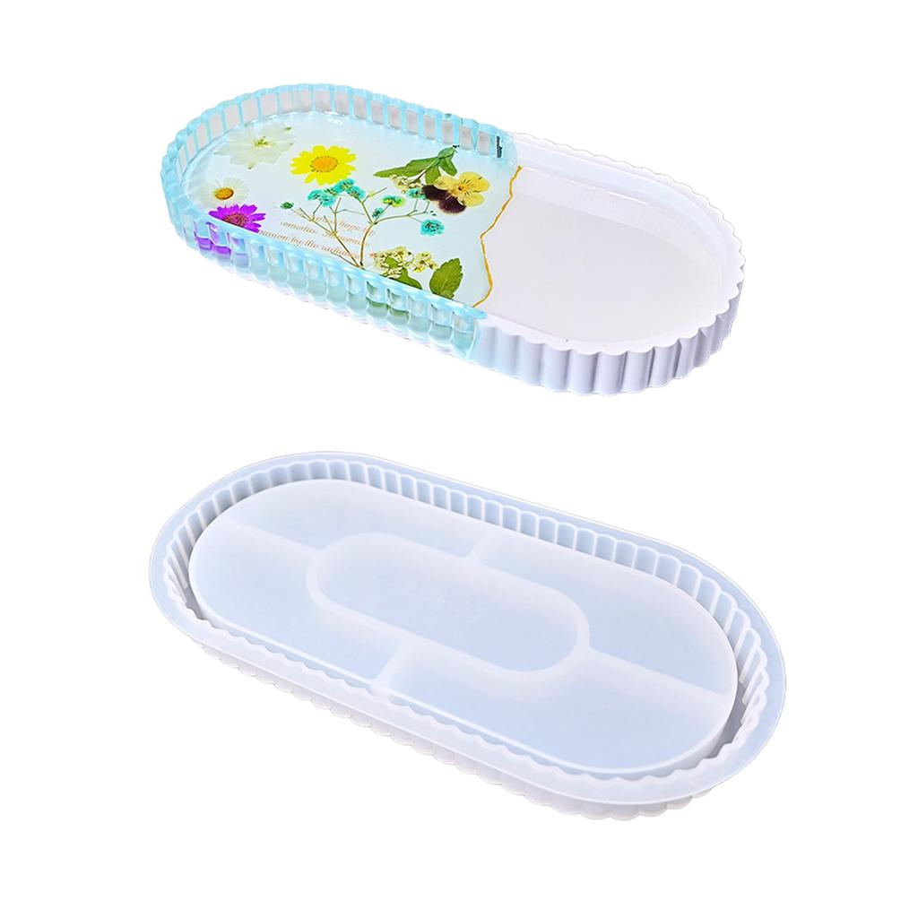 Large Flower Sturdy Silicone Resin Mould for Epoxy Castes Jewelry Dishes Tray Making Creative Craft Supplies Projects