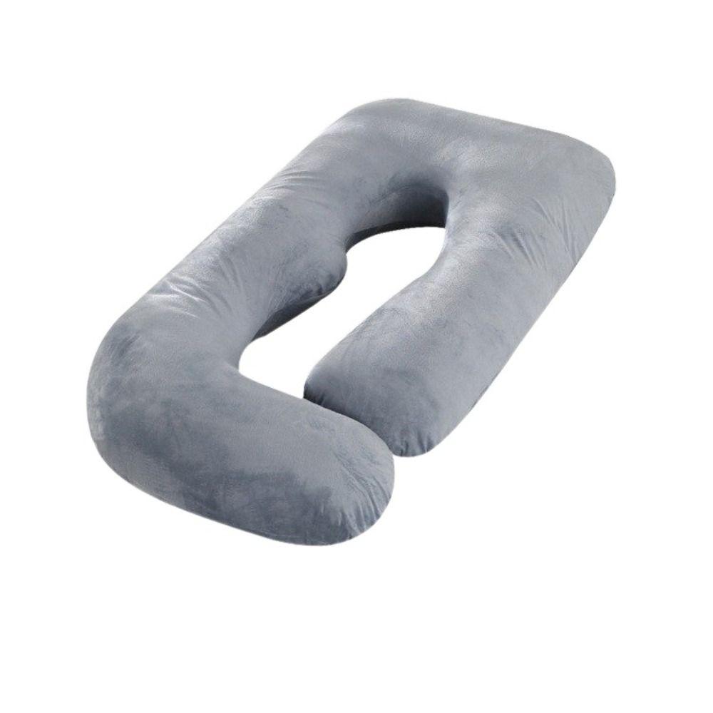 Crystal Velvet Maternity Pillow U Shaped Sleeping Waist Pillow New Full Body Pillow