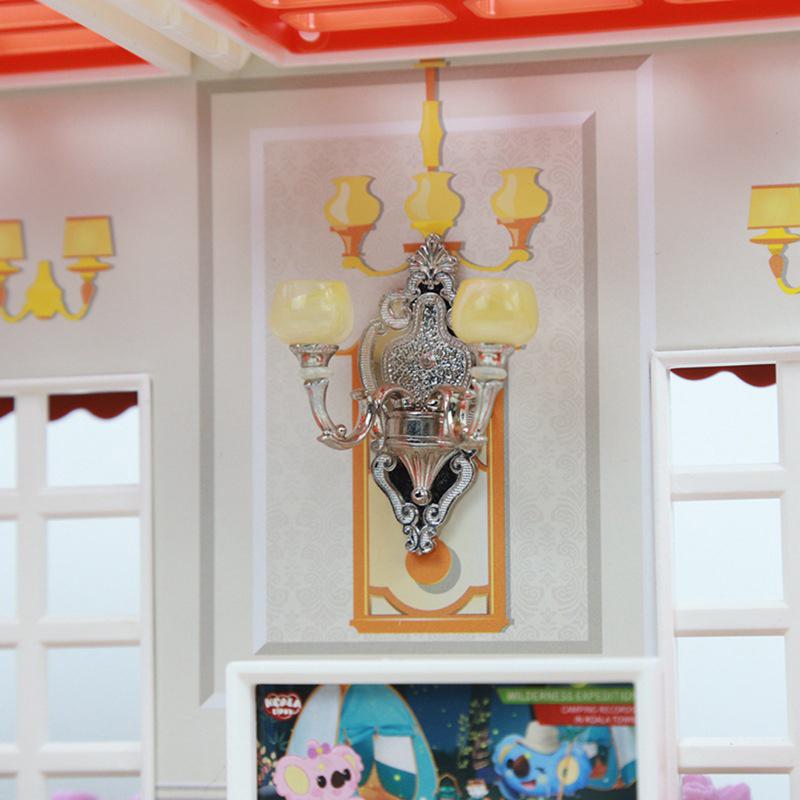 Игровой домик Сцена Модель Орнамент Кукольный домик Светильник Кукольные аксессуары — фото 5