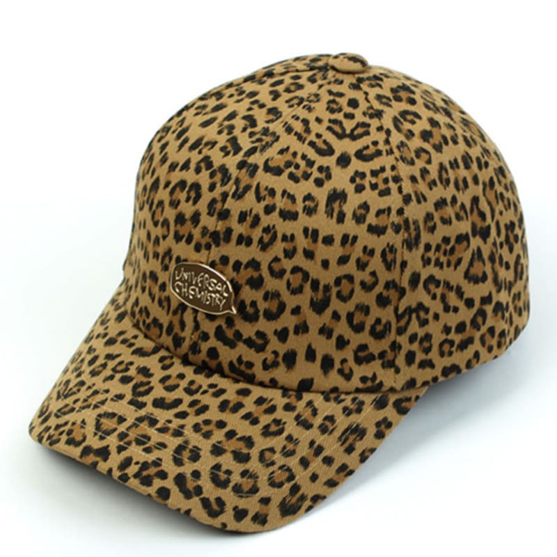 Universal chemistry Leopard CT Ballcap GD Leopard print ball Cap