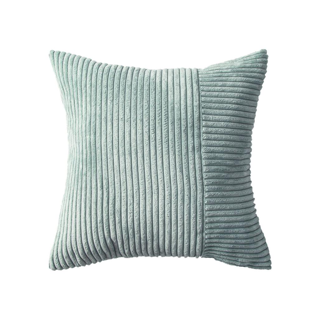 Simple and Simple Ins Style Corduroy Stitching Pillow Cover Style Living Room Sofa Cushion Solid Color Cushion Pillow