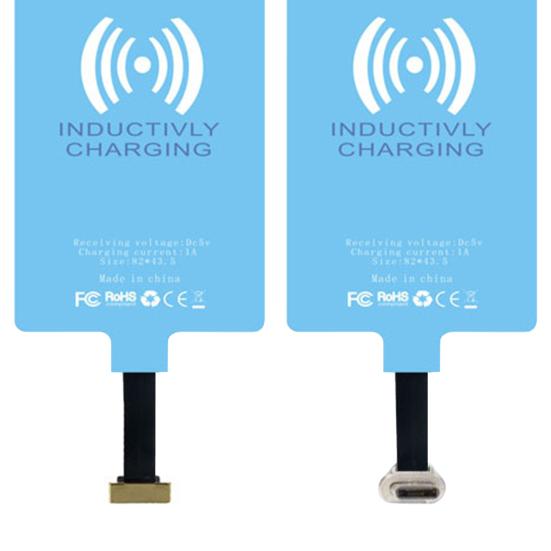 Wireless Charger Receiver Charge Mini 8Pin Universal Fast Type-C Qi Wireless Charging Pad