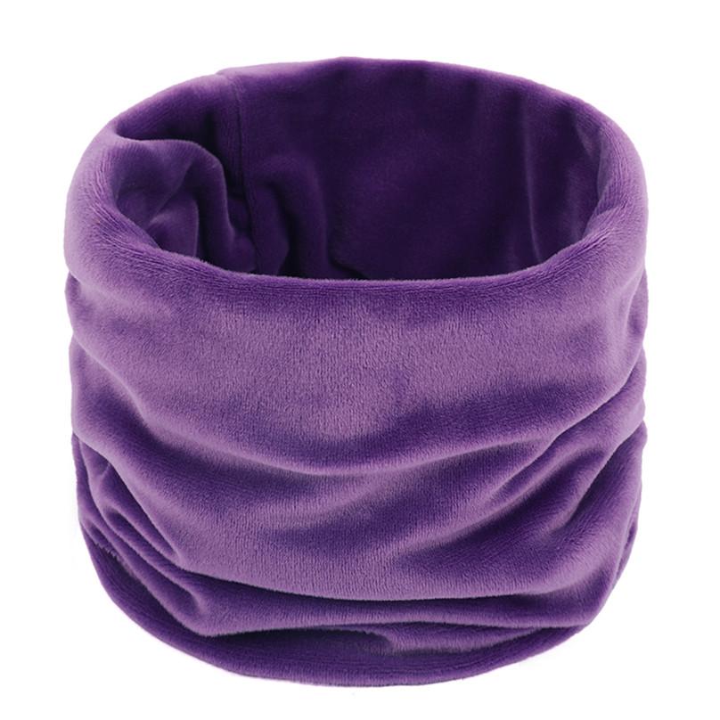 Outdoor Neck Gaiter Neck Warmers Sports Unisex Ski Tube Scarf 1Pc Velvet Tube Scarves
