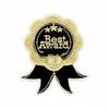 2025 Black Gold Graduation Embroidery Patch - Versatile Style Iron-on Flower