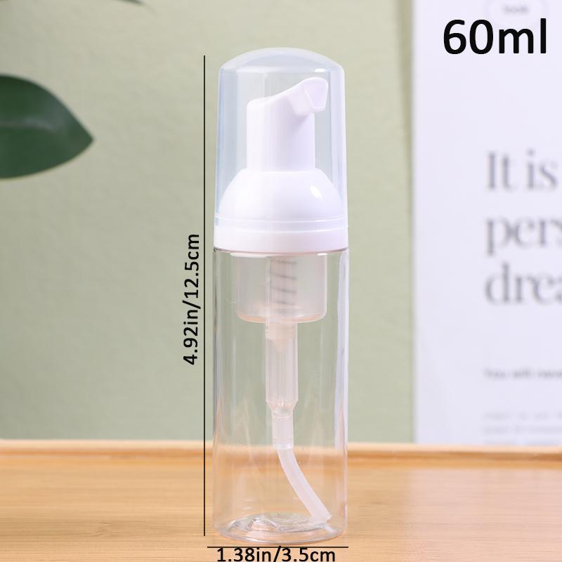 

1 шт. 30/50/60 мл пенящийся флакон для мыла пустой пластиковый мусс для умывания лица дозатор многоразового использования лосьон шампунь дозатор 60ml