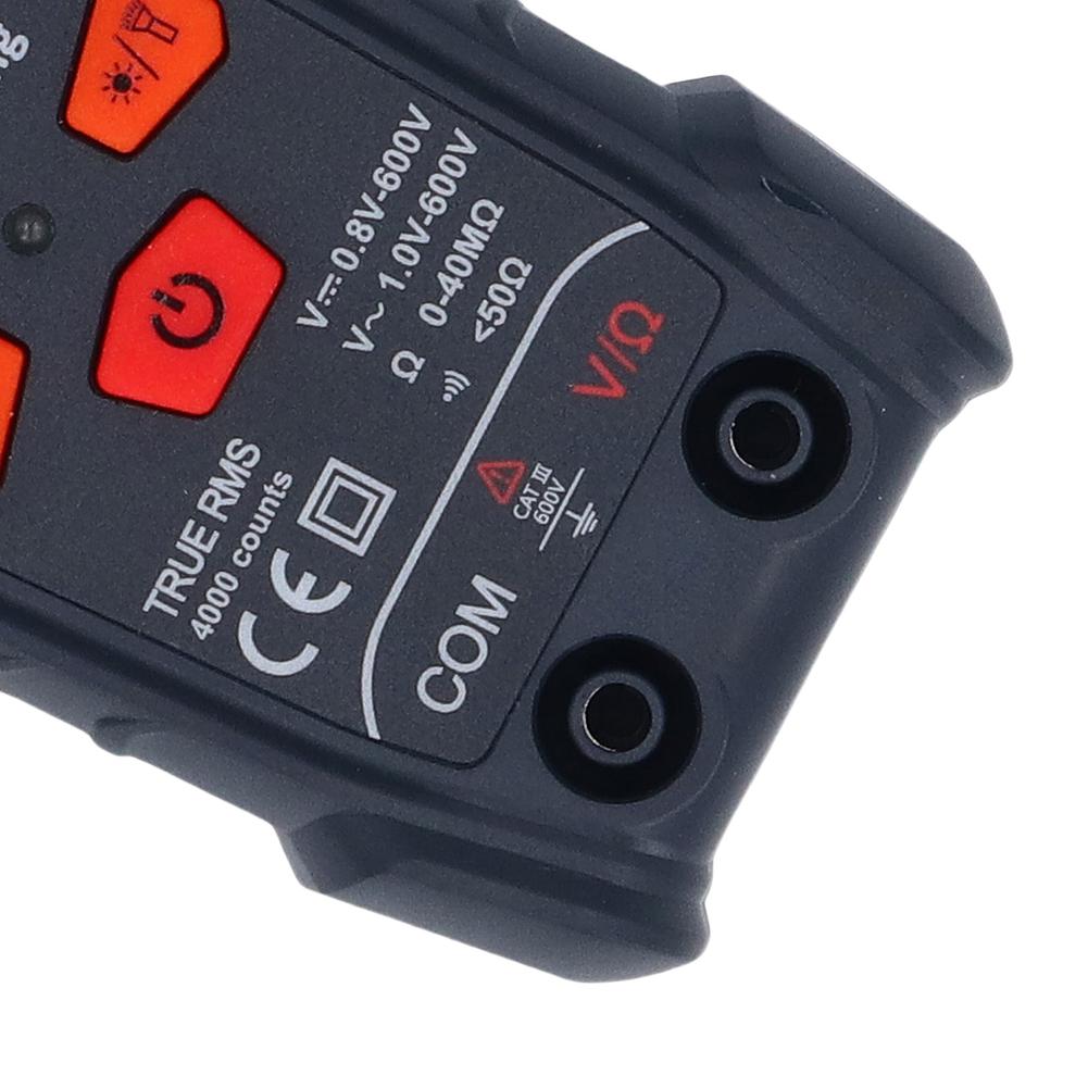 C1 Digital Multimeter 4000 Count True RMS AC DC Voltage Resistance Tester with NCV Function Backlit LCD and LED Illumination