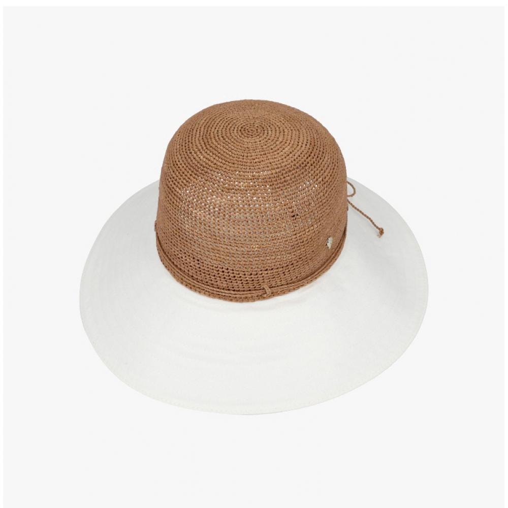 Helen Kaminski My Nuga Tropical Visor Sun Cap Hat50575
