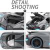 1:32 Bugatti Divo zinc Alloy Pull Back Car Diecast Electronic Toys with Lights and Music,Decorative,Mini Vehicles Toys for Kids,Boyfriend,Young