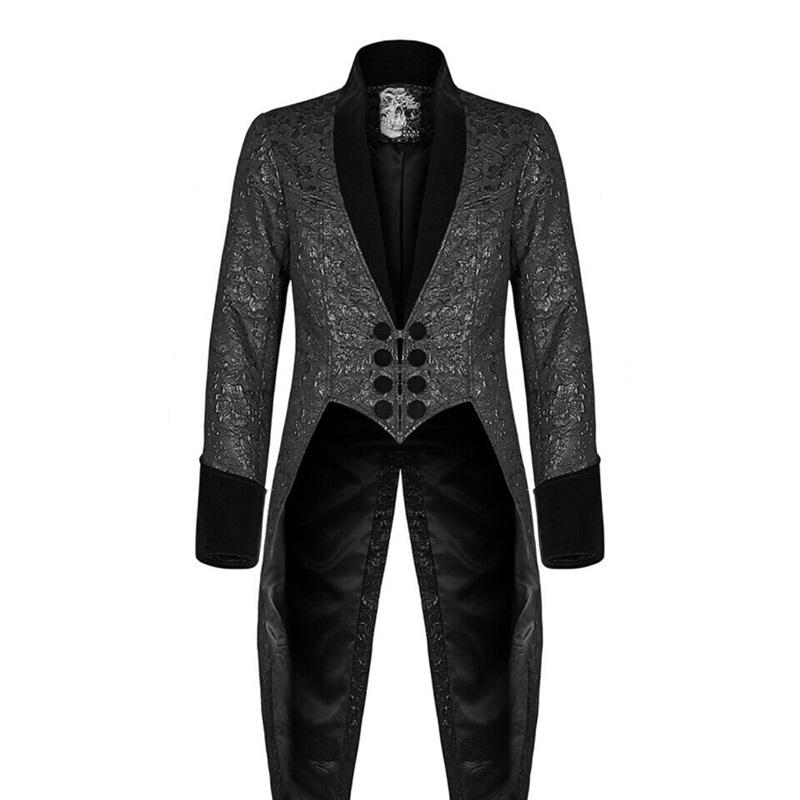 Modischer Herren Frack Schwarz Gewebter Satin Hochzeits Jacquard Mantel Elegant Formelle Oberbekleidung Für Besondere Anlässe Stilvolle Herrenjacke