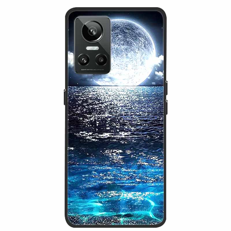 Mobilskal För Realme GT Neo3 Fodral Svart Silikon Mjuk Baksida För Realme GT Neo 3 Mobilskal Fodral RealmeGT G T Neo 3 Coque