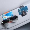 Volvo Car Sun Visor Sunglasses Clip Leather Glasses Holder For V60 V40 XC90 S60 XC60 Olestar AWD XC40 Car Interior Accessories