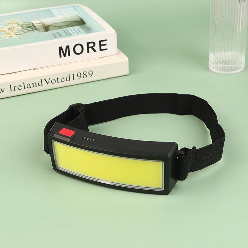 Cob Portable Led Headlights 3 Mode Outdoor Headlight Built In Battery Usb Rechargeable Head Lamp Camping Fishing Climbing Lanter