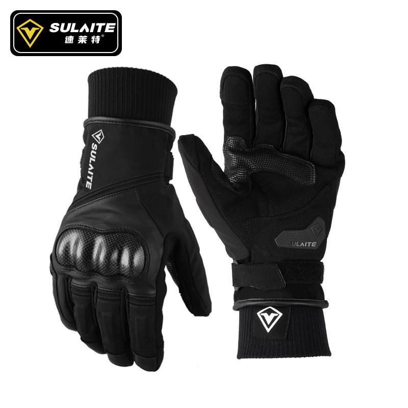 Winter Motorcycle Gloves Waterproof Windproof Thermal Lined Touchscreen Compatible Cycling Protective Gear Safety