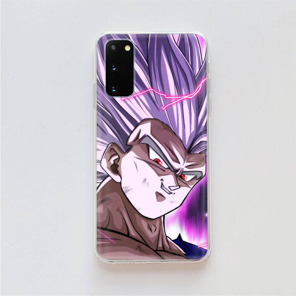 AD67 Dragon Ball Vegeta Clear Case for Samsung A04 A14 A23 A34 A54 M23 M33 M52 M53 Realme 10 9 C30S C35 C55 VIVO Y02 Y21 Y33S Y51 X80 V25 Cover