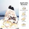 1PC Cute cat, cartoon blanket, all season lightweight home office outdoor nap multifunctional blanket