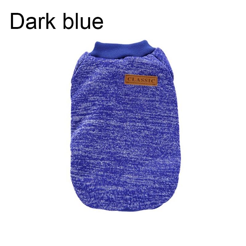Puppy Cat Jacket Winter Warm Clothes for Small Dogs Coat Classic Pet Pullover Clothing Outfit Sweatshirts Casual Pet Costumes 5