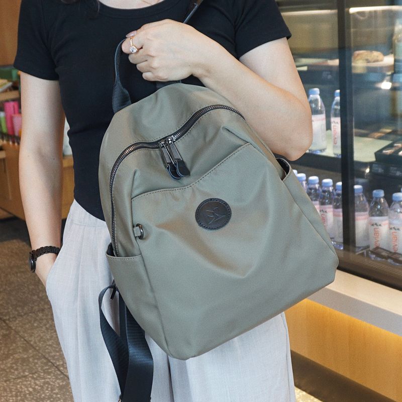 

Backpack Women s 2025 New Arrival Easiest for Match Commuter Bag Trendy Women s Oxford Cloth Backpack Fashion Casual Large Capacity Travel Bag Khaki (deep)