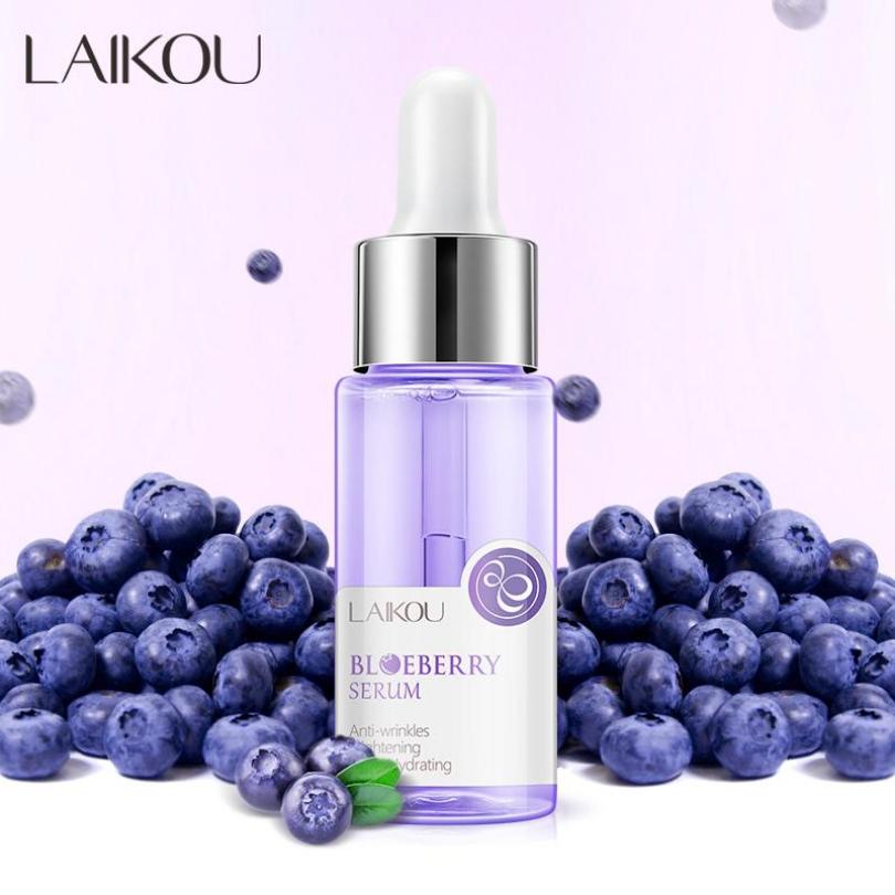 LAIKOU Siero al mirtillo per la cura del viso L'essenza idratante profonda riduce le rughe del viso. La cura della pelle migliora la pelle del viso