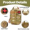 Compact Medical Pouch, Tactical Rip-Away First Aid Kit for Camping, Hunting