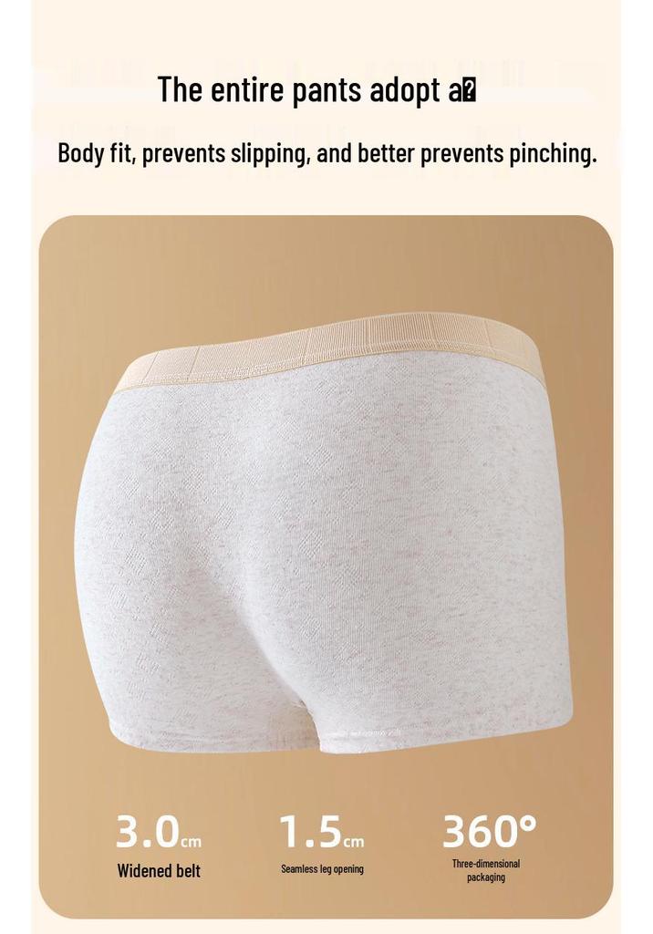 Teen Boys Cotton Boxer Briefs - Breathable, Loose Fit, Plus Size