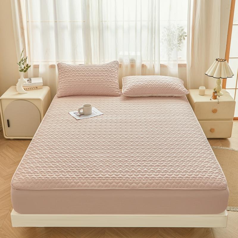 

Class A waterproof padded fitted sheet single piece autumn and winter thickened all-inclusive dust cover, no pillowcase 180x200x30cm 1pcs