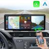 10.26" Dash Cam Rearview Camera Wifi Carplay & Android Auto 2K DVR GPS Navigation Video Recorder Dashboard Dual Len 24H Park AUX