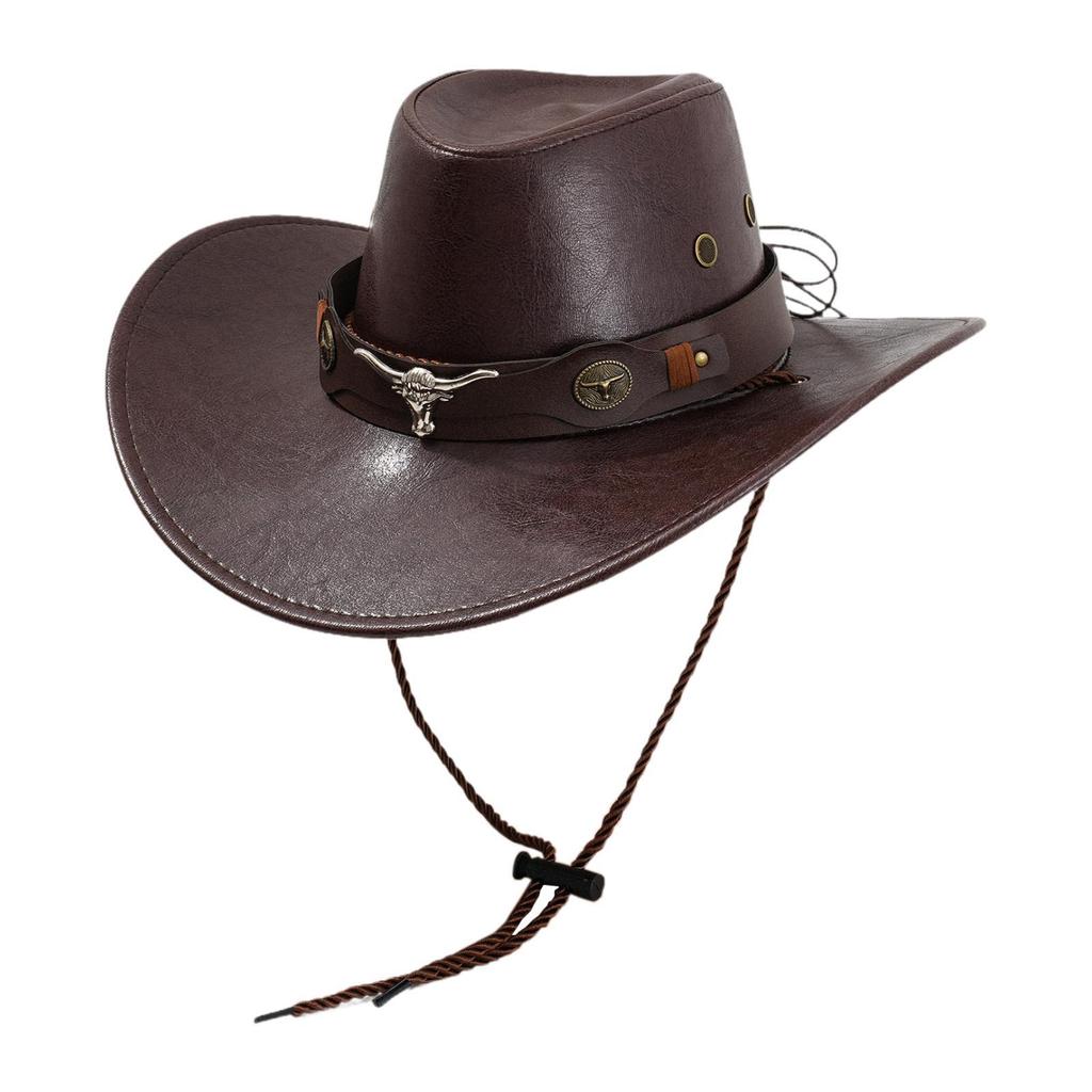 Western Cowboy Hat Costume Hat for Adults Photo Props Jazz Hat for Travel Beach Stage Performance Party Favor Music Festival
