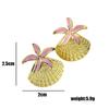 Colorful Starfish & Shell Beach Style Earrings – Marine Life Inspired Jewelry