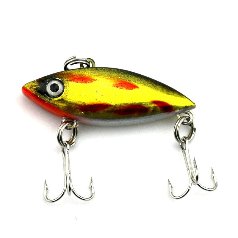 1ks Hengjia 2,8g/4cm minihra VIB Fishing Lure Plastový wobbler Rybářské potřeby