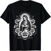 Cosas Mexicanas Apparel Co Virgen De Guadalupe Virgin Mary Virgencita Floral Tee