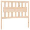 Bed Headboard 105.5 X 4 X 100 Cm Solid Pine Wood