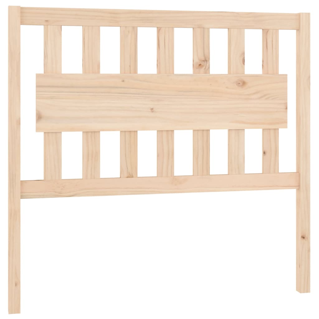 Bed Headboard 105.5 x 4 x 100 cm Solid Pine Wood
