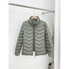Autumn and winter white duck down temperament light down jacket women's short winter fashion jacket women's pressure glue stand-up collar