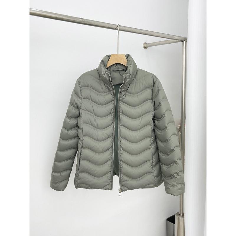 Autumn and winter white duck down temperament light down jacket women's short winter fashion jacket women's pressure glue stand-up collar