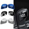 1 Pair Car Gear Shift Knob Head Emblem Sticker for Volkswagen VW Rline GTI Polo CC Golf Bora Tiguan Passat Scirocco Accessories ol.056