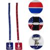 GIFTEXPRESS 12 Piece Hall Pass Lanyards and School Passes Boys and Girl Bathroom Passes
