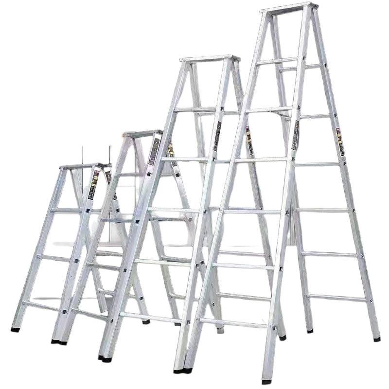 Multi-Functional Folding Carbon Steel A-Frame Ladder with 4-5 Steps for Indoor Use