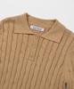 LEFTSEOUL Screw Collar Knit [Beige]
