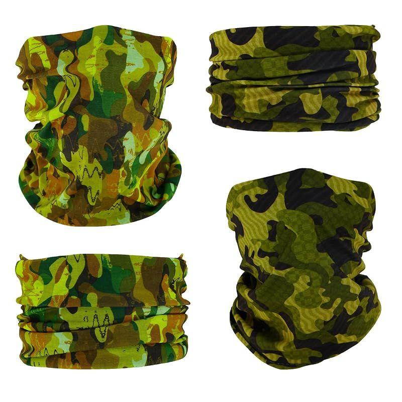 Used [NEW] [SMEHCF] Multipurpose Bandanas 12pcs for Women Men Headband Balaclava Hair Head Scarf Face Half Airsoft Paintball Mask Neck Gaiter