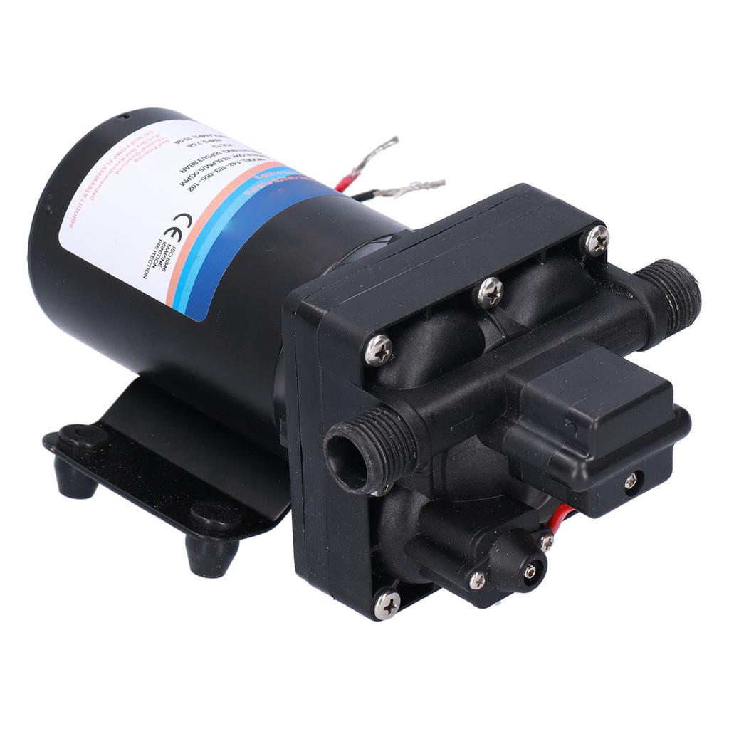 Membranpumpe Minigröße DC Hochdruck 8 Liter Selbstansaugend Lade Wasserpumpe für Autowäsche Bewässerung(F42 103